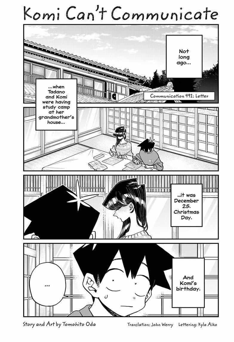 KOMI-SAN WA KOMYUSHOU DESU Chapter 491 - Page 1