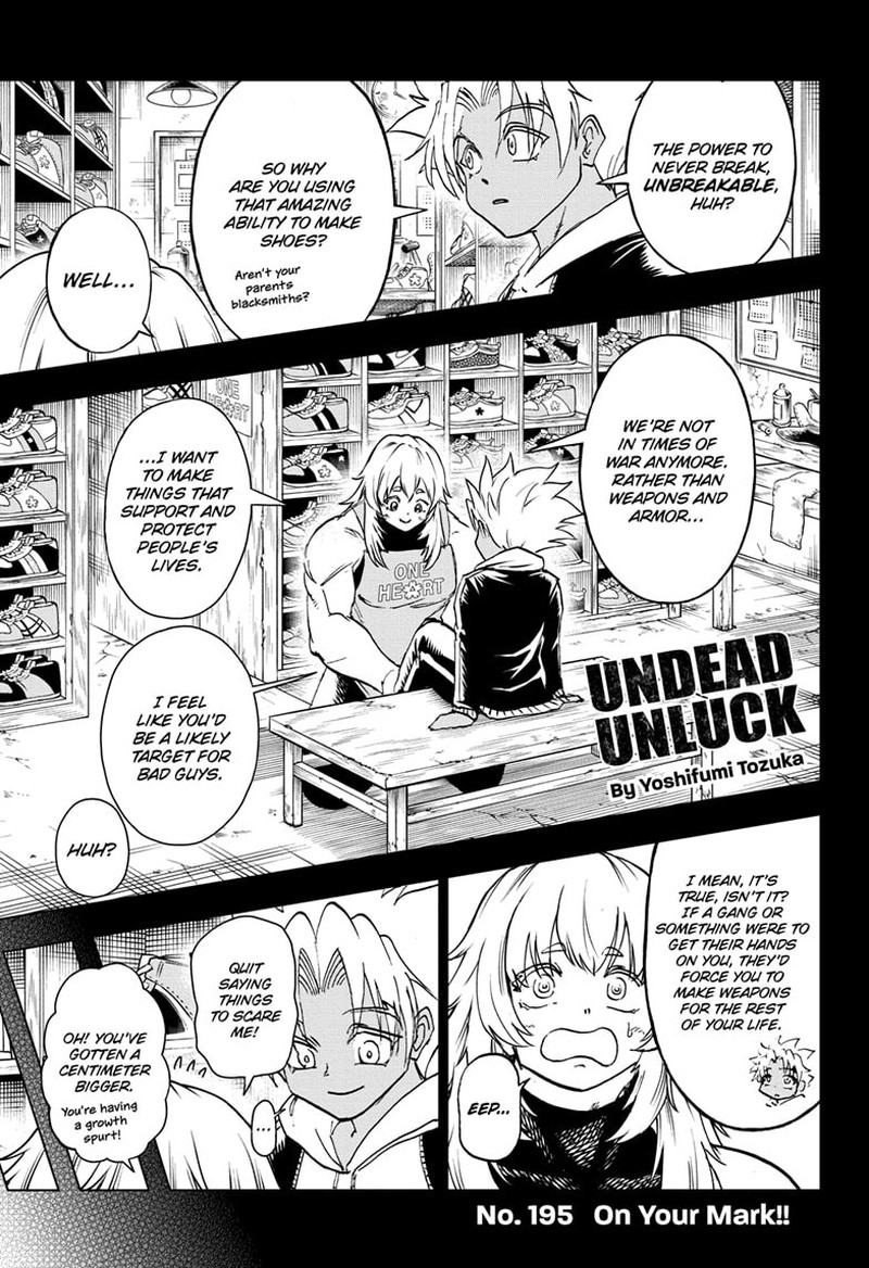 Undead + Unluck Chapter 195 - Page 1