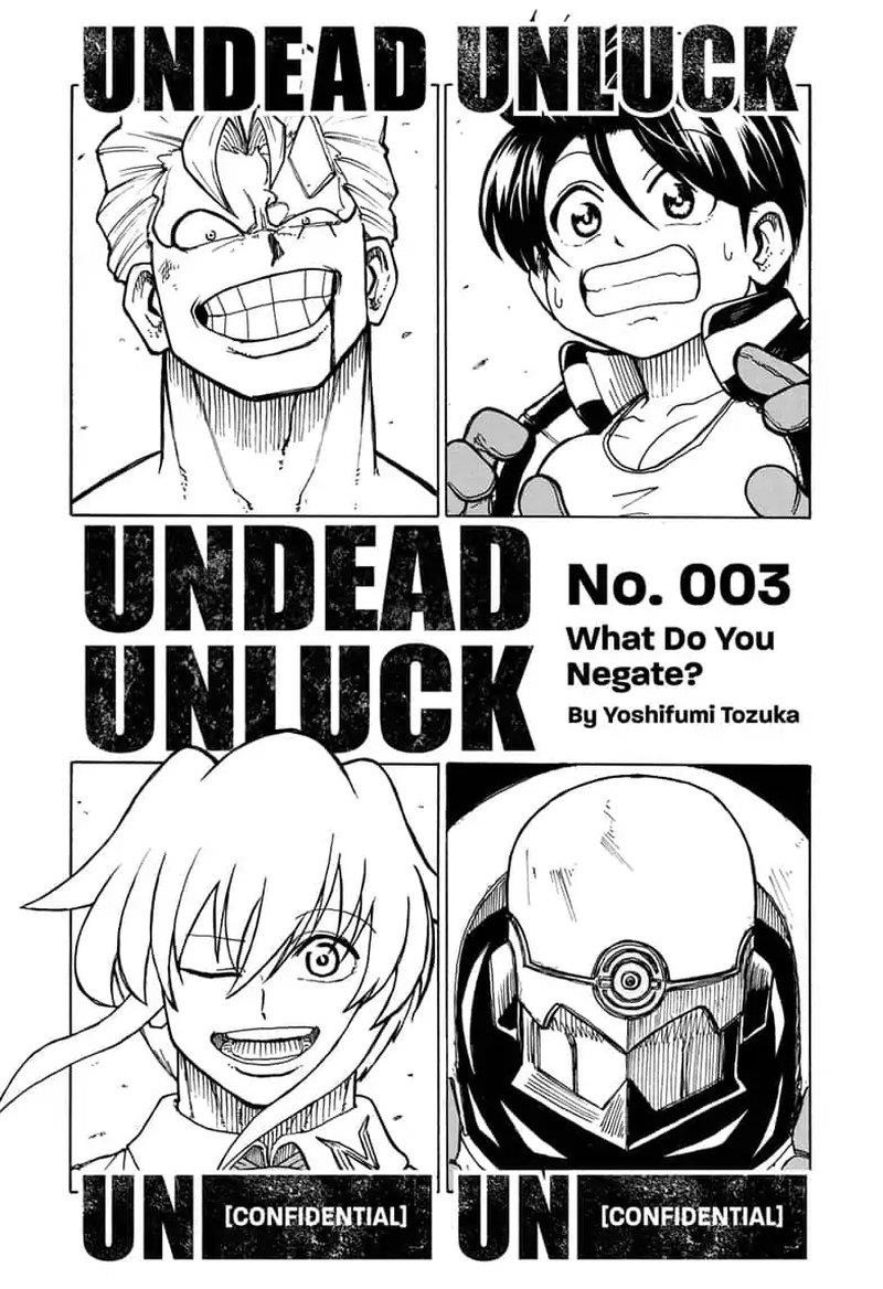 Undead + Unluck Chapter 3 - Page 1