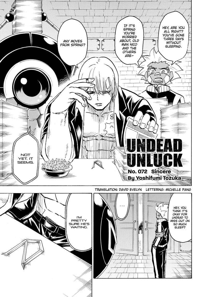 Undead + Unluck Chapter 72 - Page 1