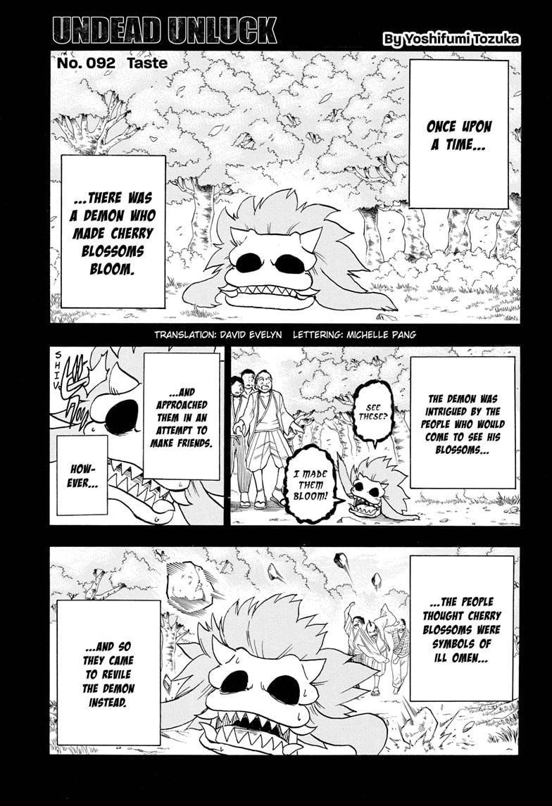 Undead + Unluck Chapter 92 - Page 1