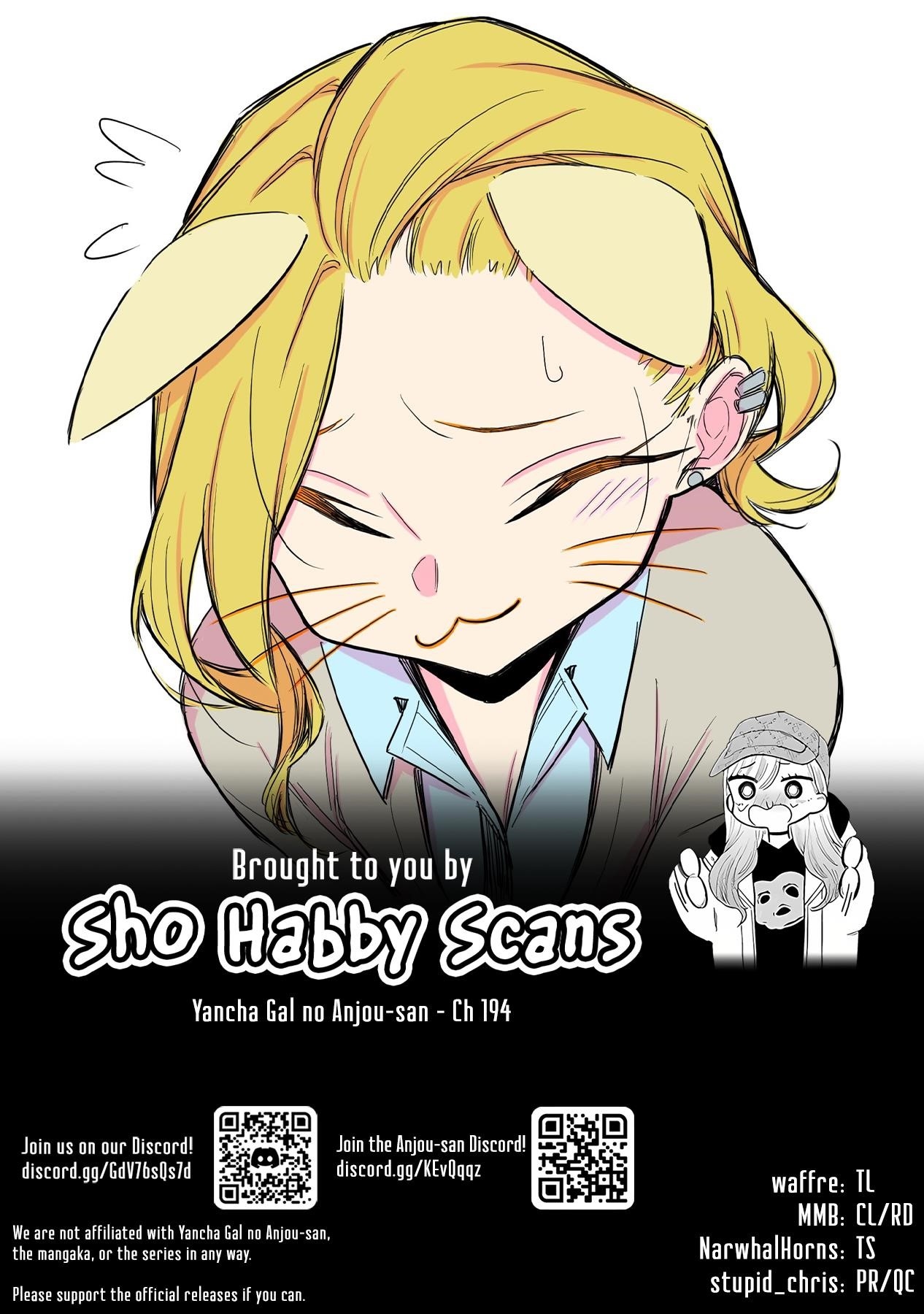 Yancha Gal no Anjou-san Chapter 194 - Page 14
