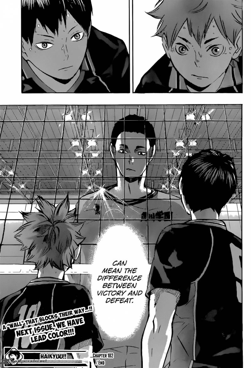 Haikyuu!! Chapter 102 - Page 19