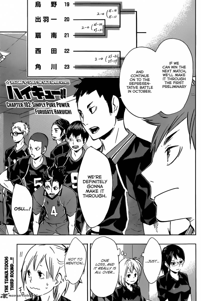 Haikyuu!! Chapter 102 - Page 2