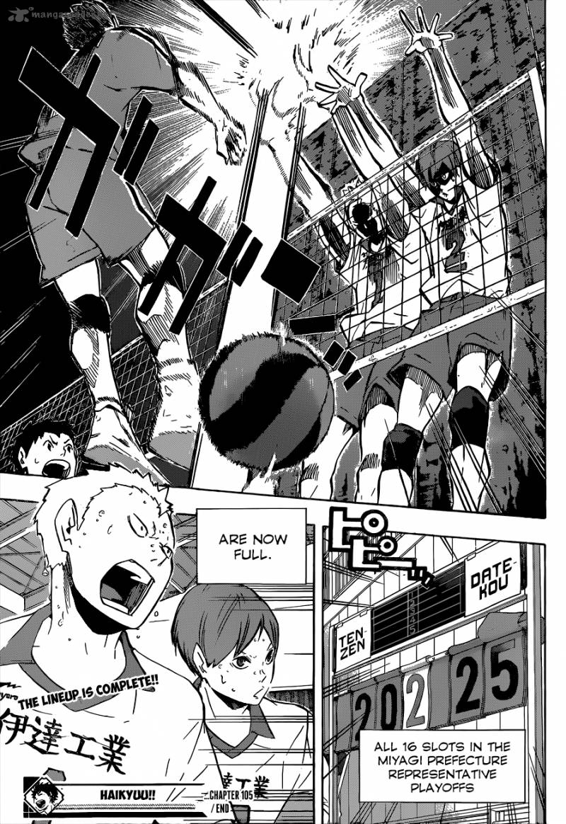 Haikyuu!! Chapter 105 - Page 18