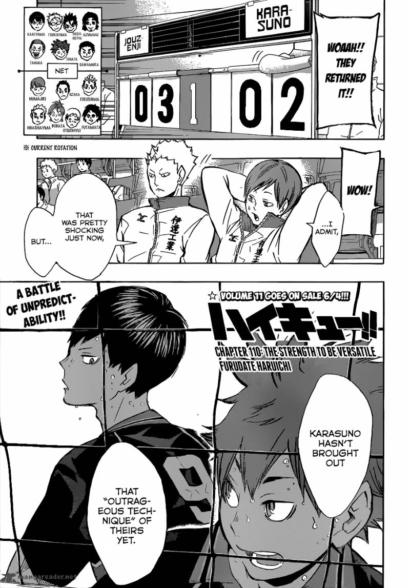 Haikyuu!! Chapter 110 - Page 2