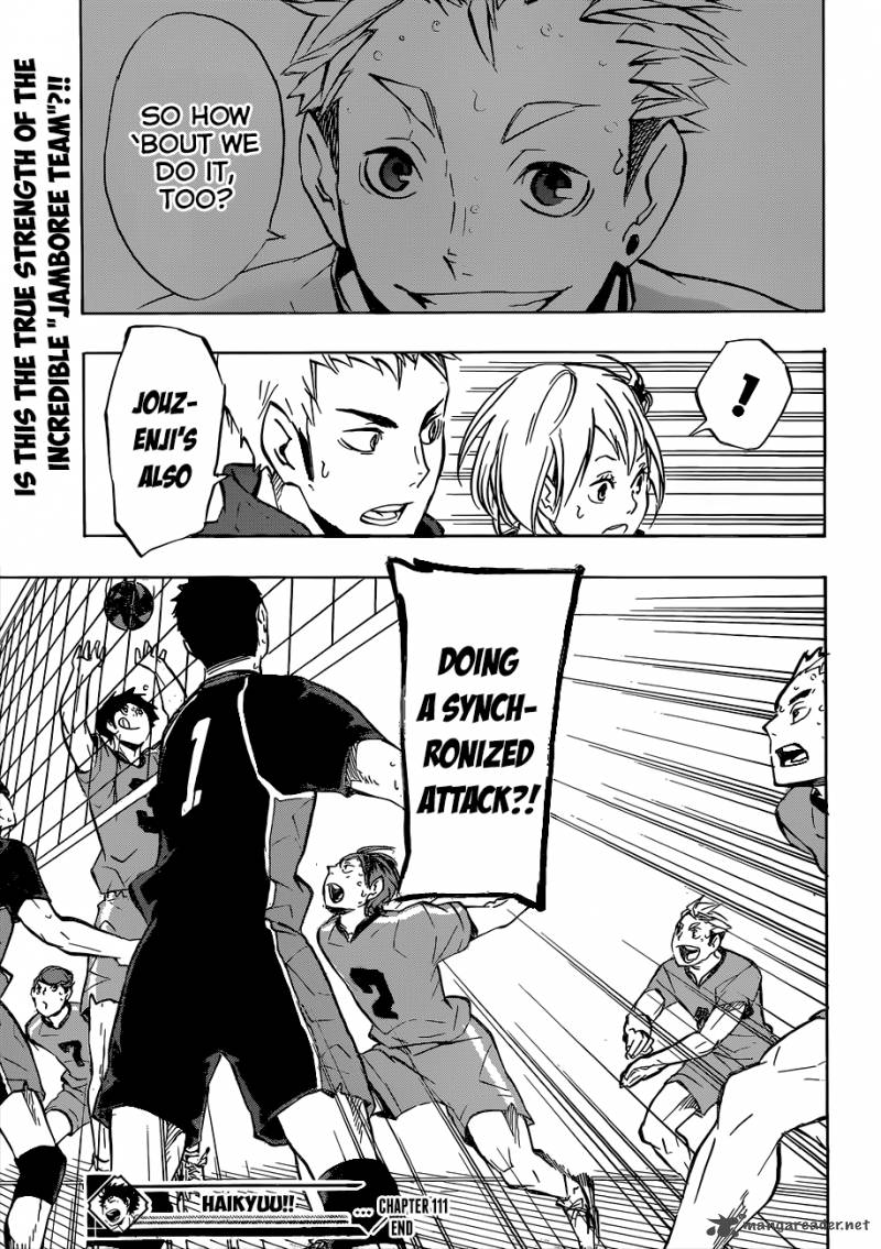 Haikyuu!! Chapter 111 - Page 20