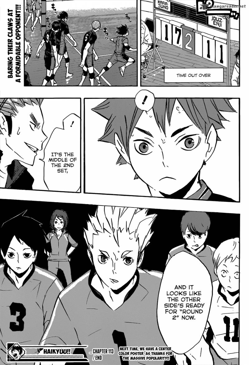 Haikyuu!! Chapter 113 - Page 20