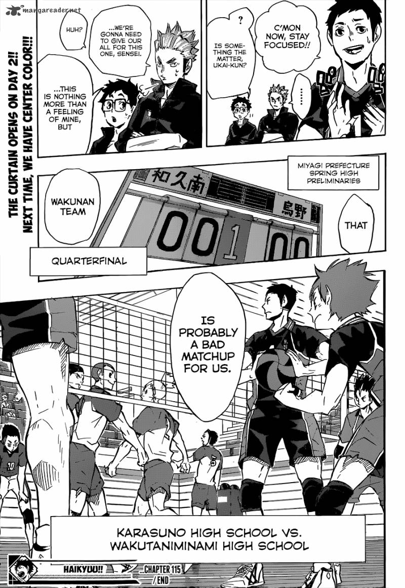 Haikyuu!! Chapter 115 - Page 20