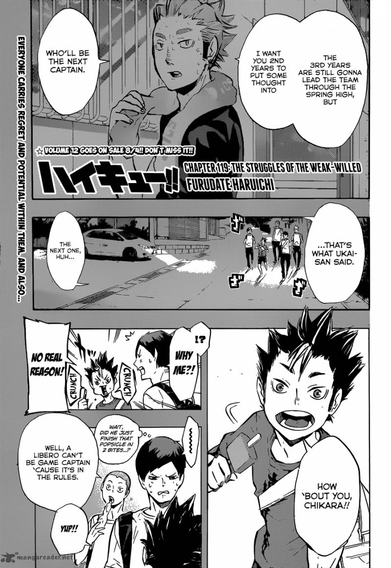 Haikyuu!! Chapter 119 - Page 2