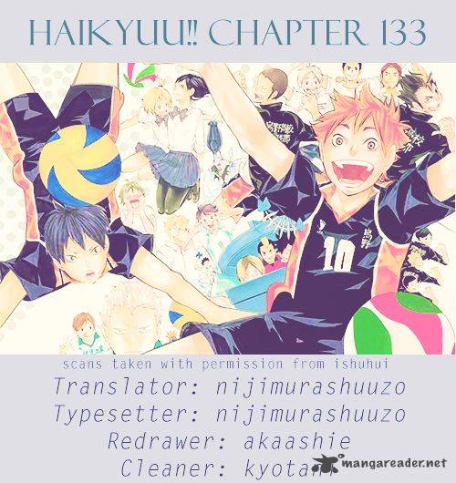 Haikyuu!! Chapter 133 - Page 1