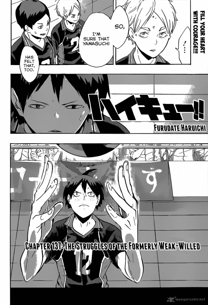 Haikyuu!! Chapter 137 - Page 3