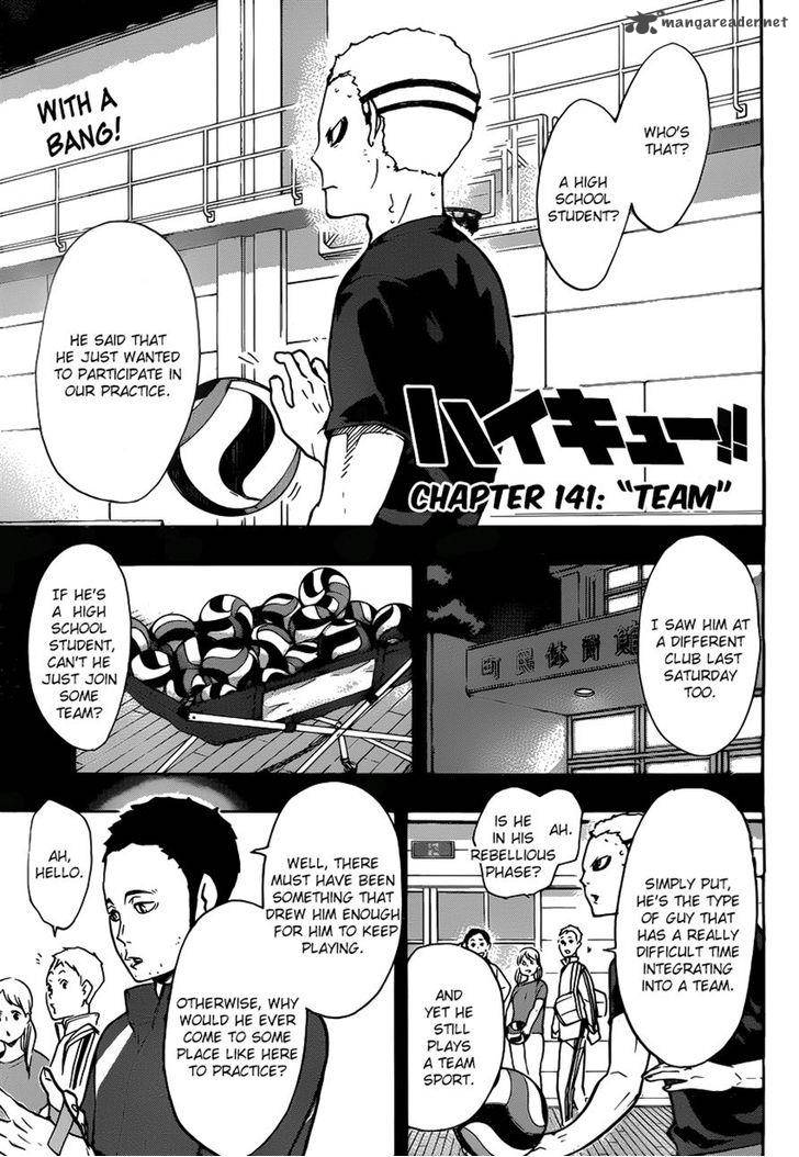 Haikyuu!! Chapter 141 - Page 1