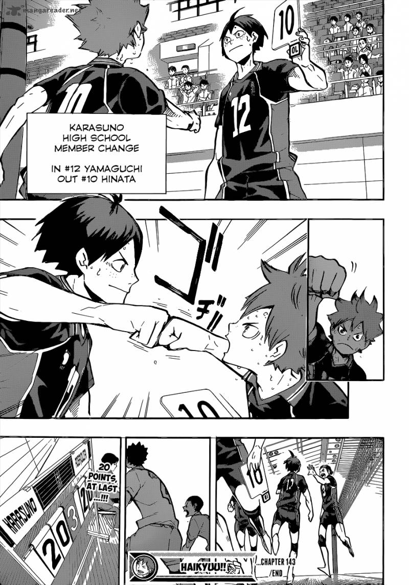 Haikyuu!! Chapter 143 - Page 19