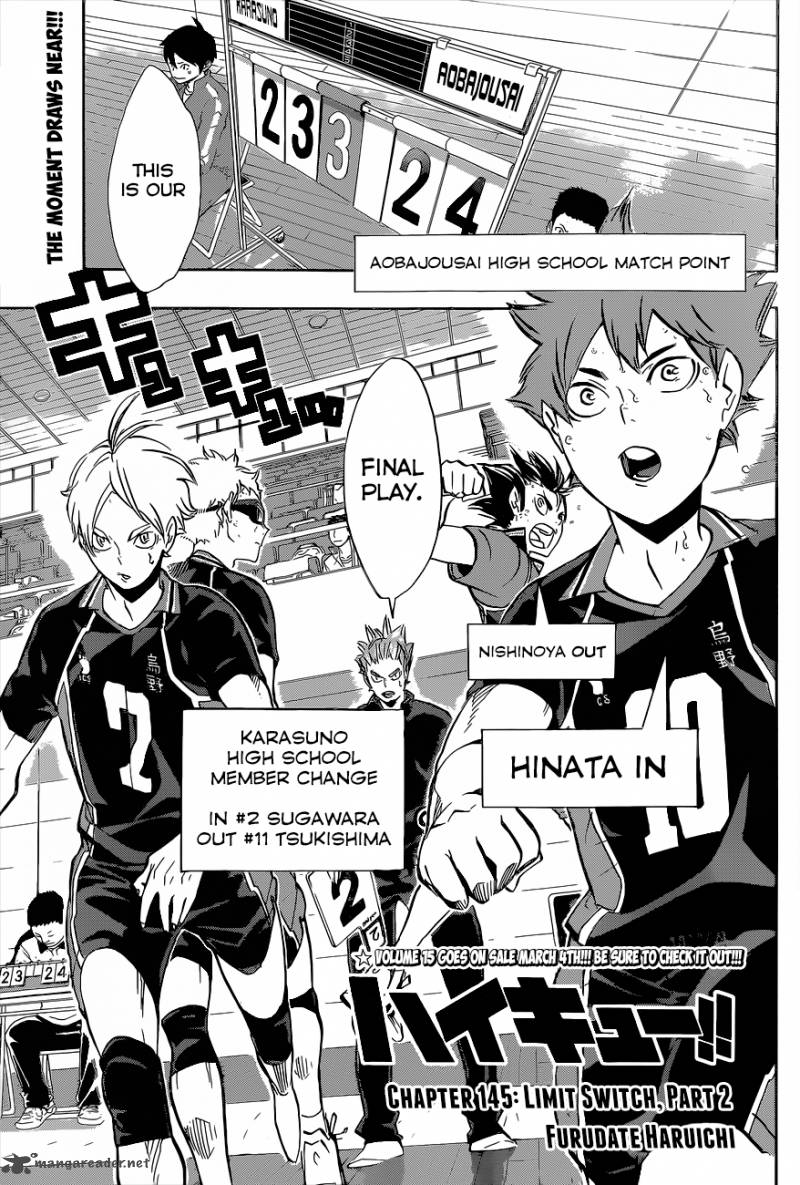 Haikyuu!! Chapter 145 - Page 2