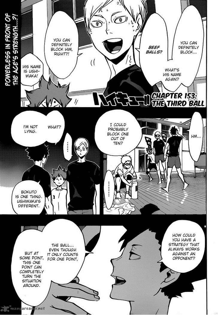 Haikyuu!! Chapter 153 - Page 1