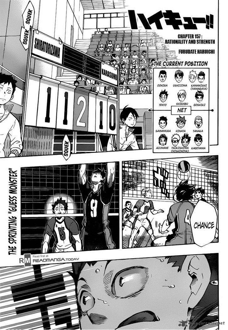 Haikyuu!! Chapter 157 - Page 1