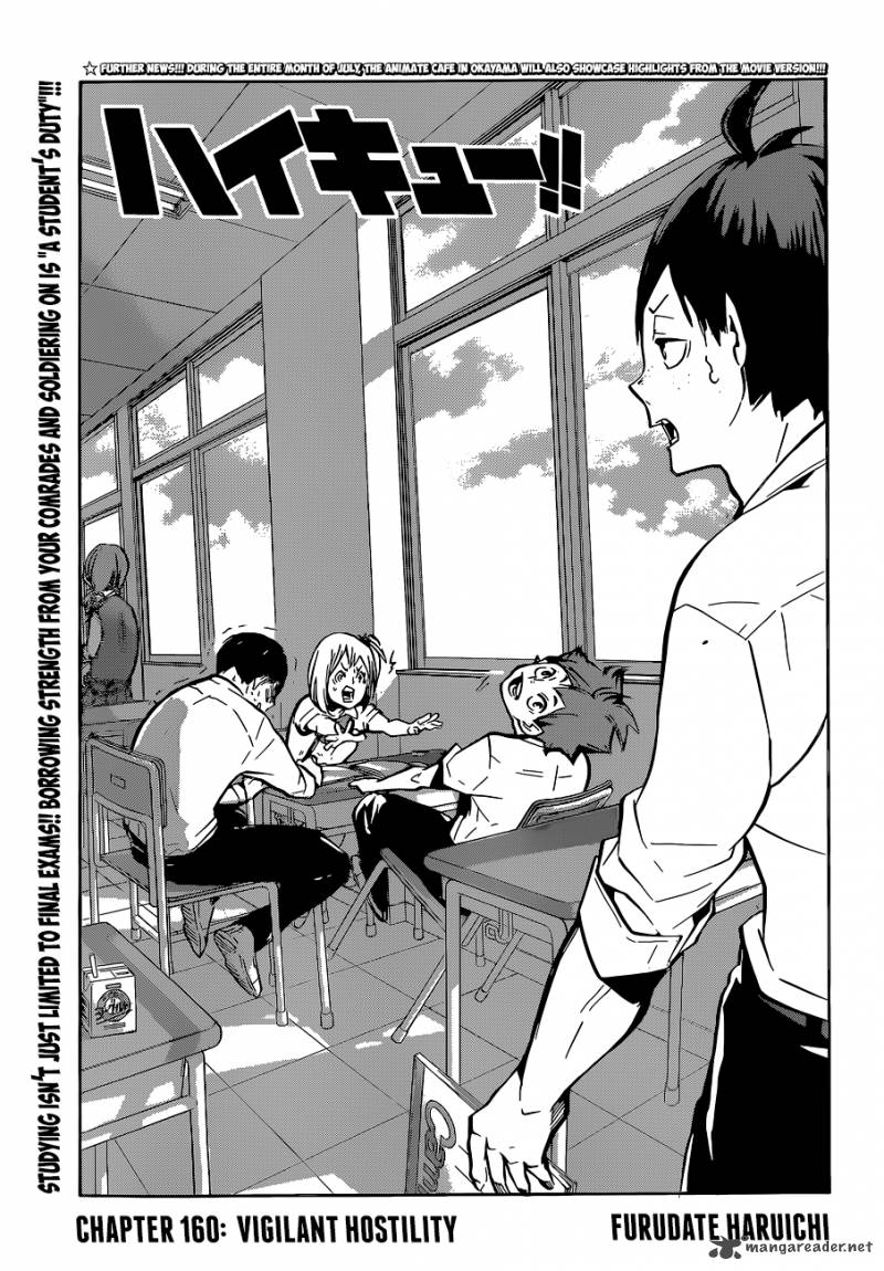 Haikyuu!! Chapter 160 - Page 2