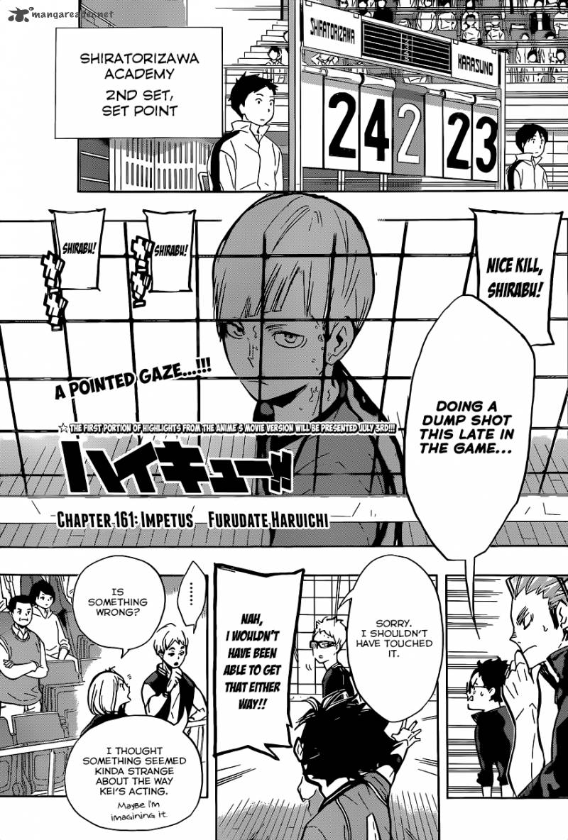 Haikyuu!! Chapter 161 - Page 2