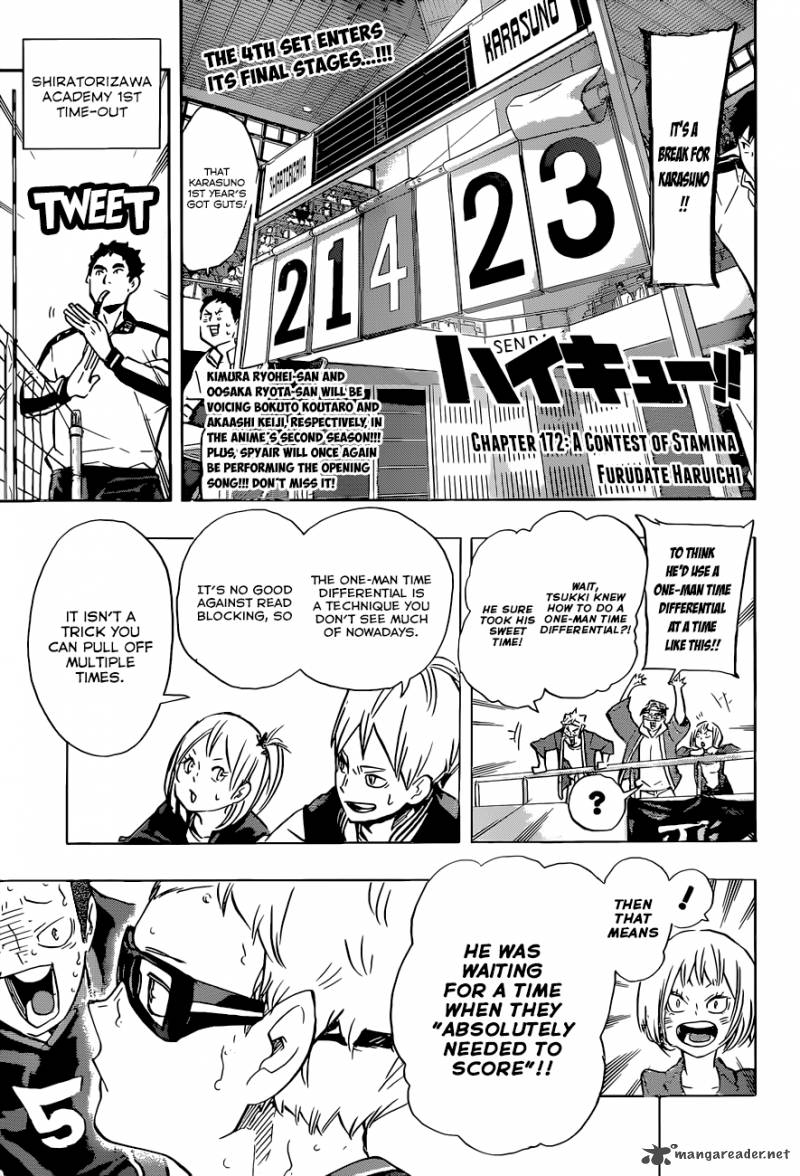 Haikyuu!! Chapter 172 - Page 2