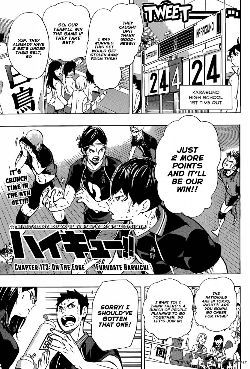 Haikyuu!! Chapter 173 - Page 2