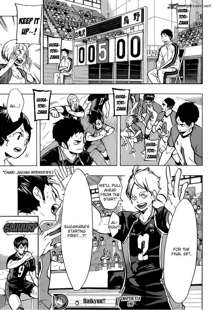 Haikyuu!! Chapter 174 - Page 17