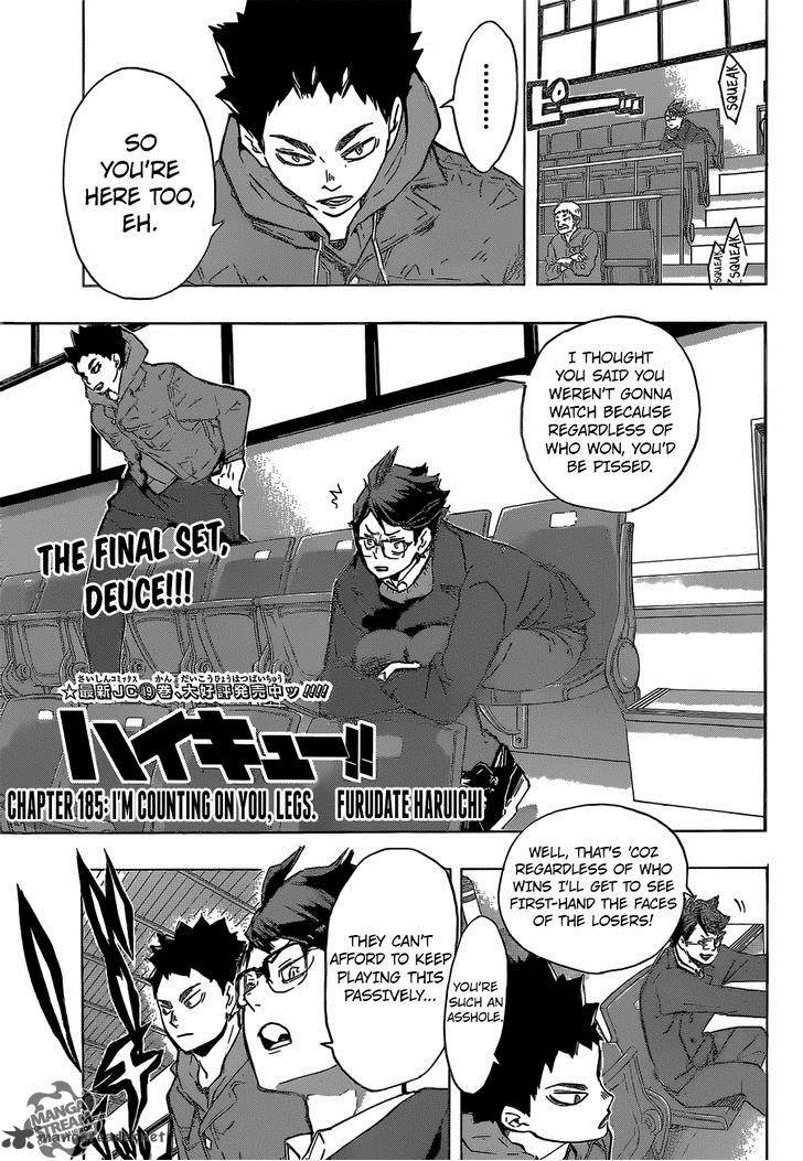 Haikyuu!! Chapter 185 - Page 1