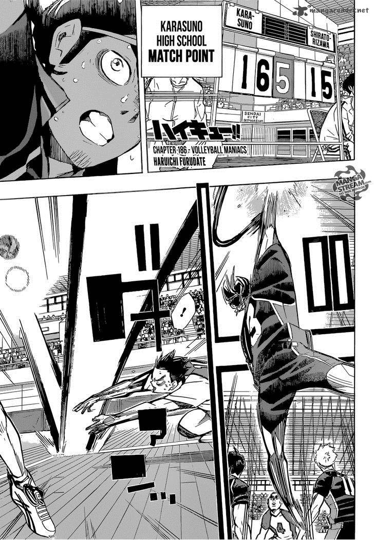 Haikyuu!! Chapter 186 - Page 1