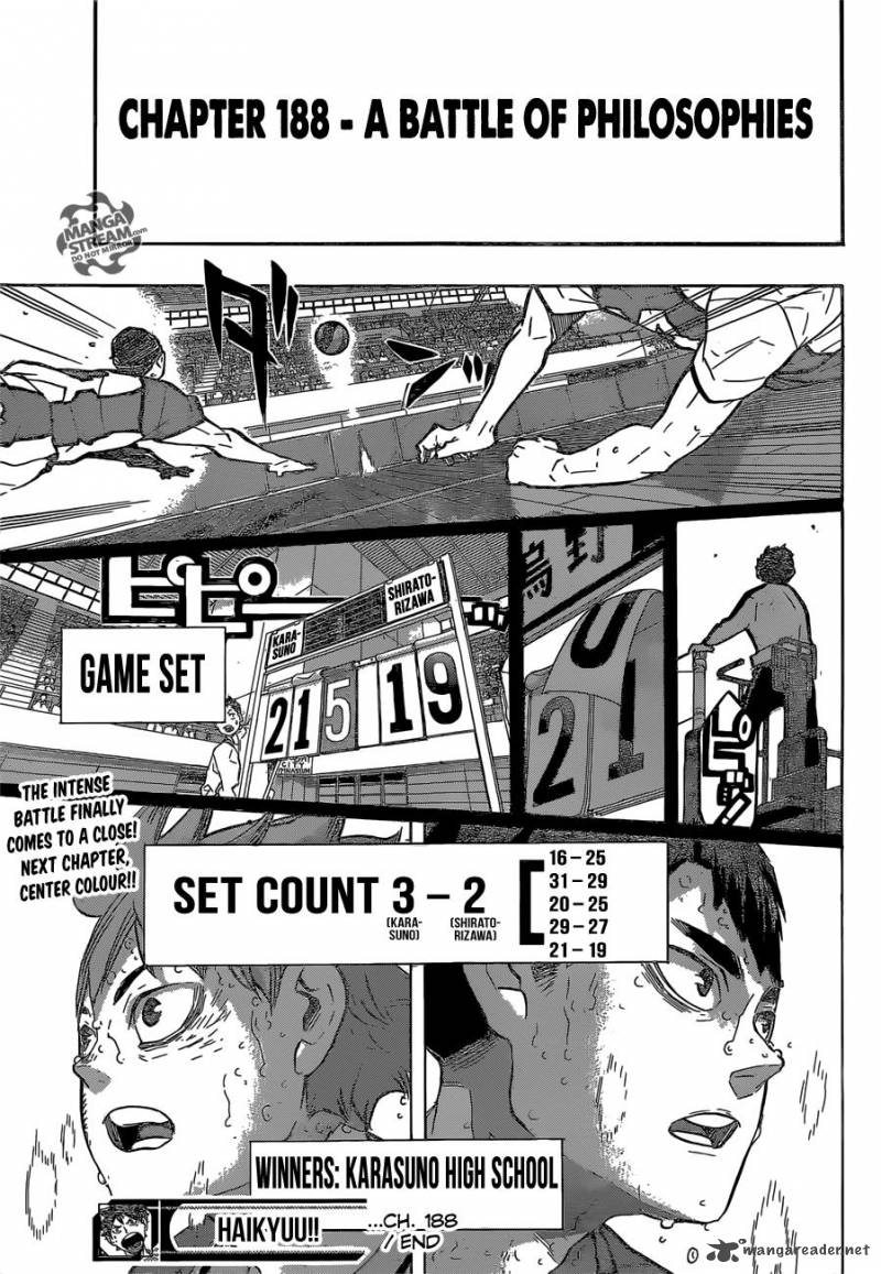 Haikyuu!! Chapter 188 - Page 16