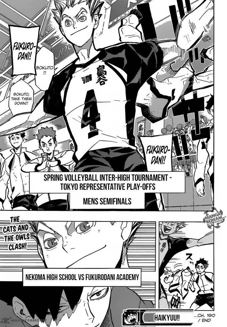 Haikyuu!! Chapter 190 - Page 21