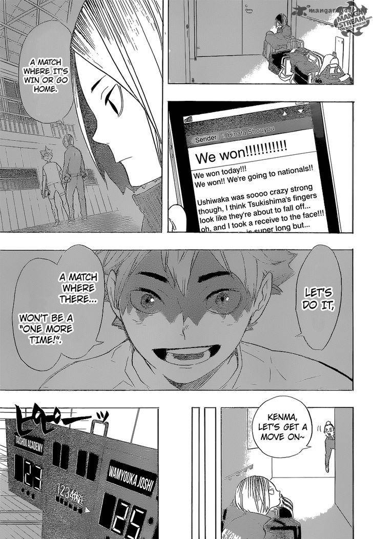 Haikyuu!! Chapter 196 - Page 9