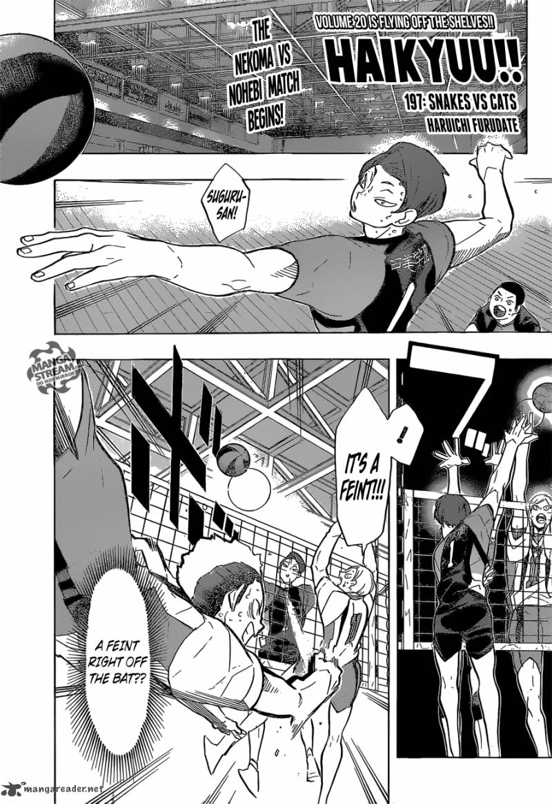 Haikyuu!! Chapter 197 - Page 1