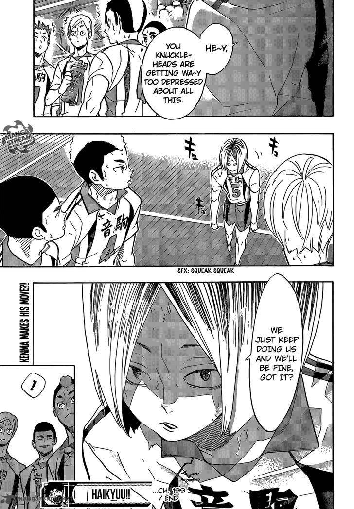 Haikyuu!! Chapter 199 - Page 20