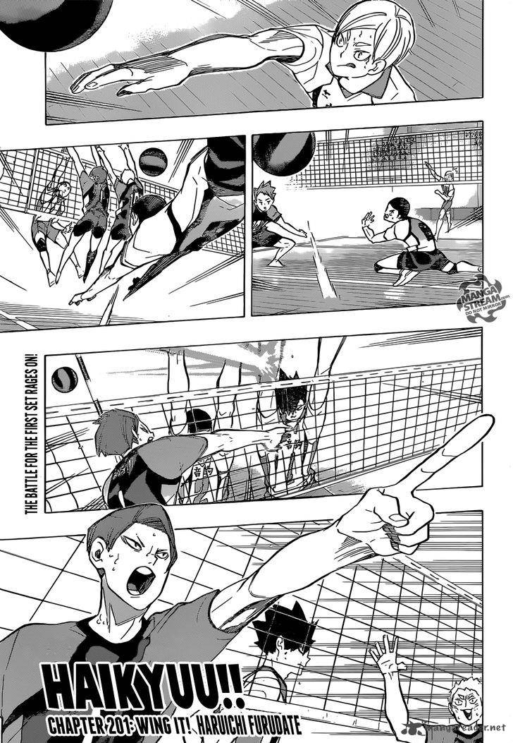 Haikyuu!! Chapter 201 - Page 1