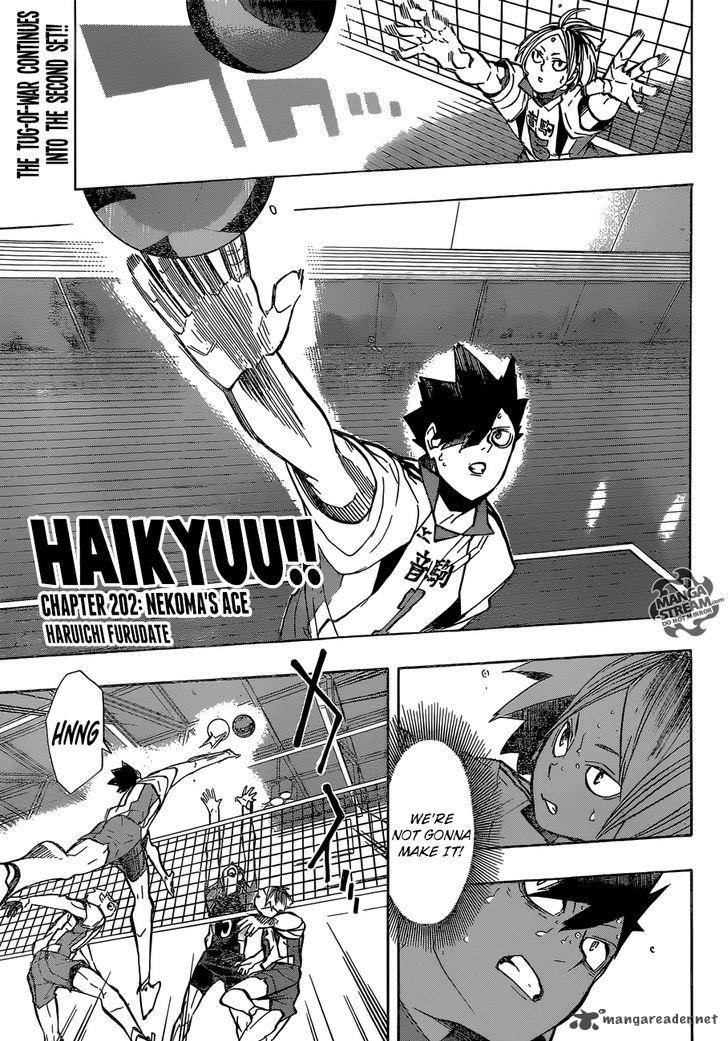 Haikyuu!! Chapter 202 - Page 1