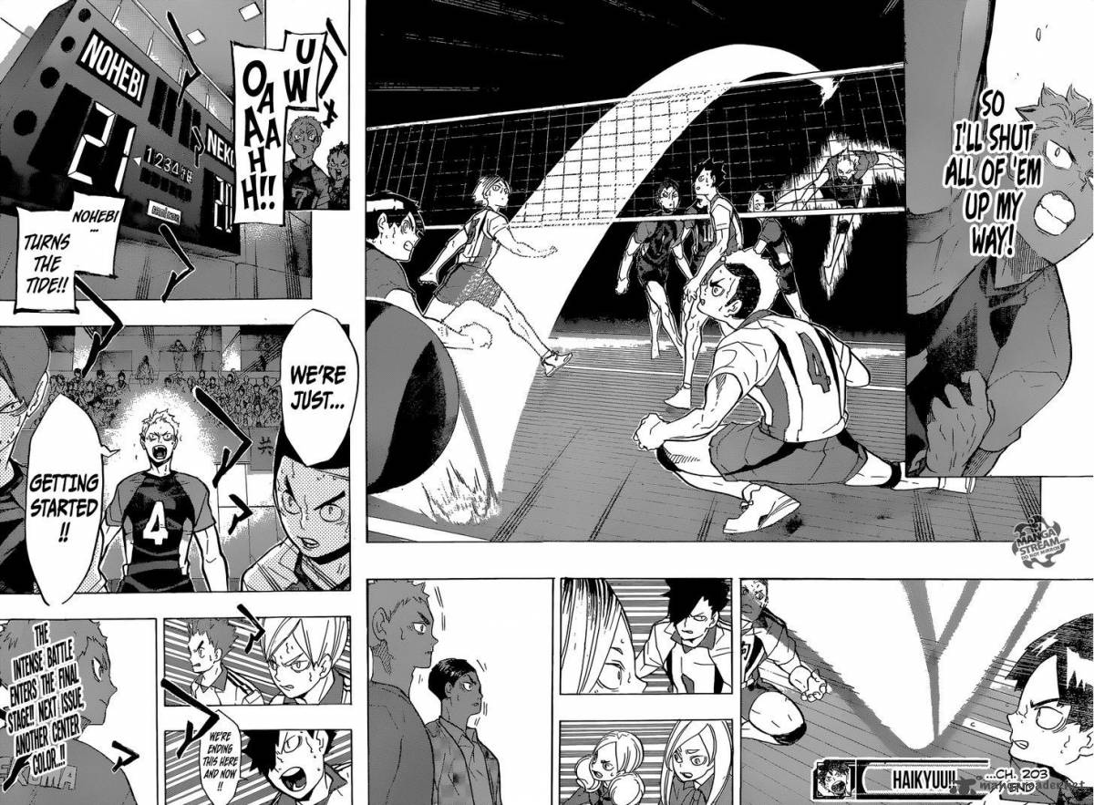 Haikyuu!! Chapter 203 - Page 19