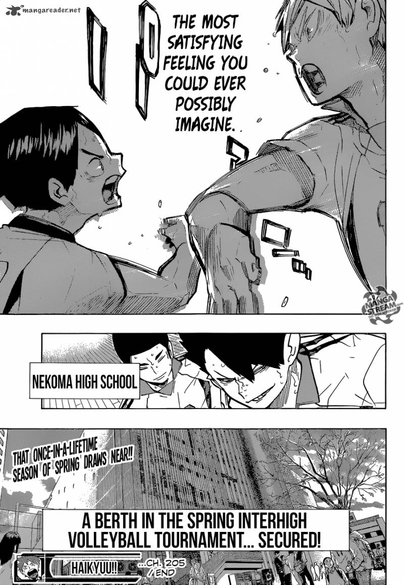 Haikyuu!! Chapter 205 - Page 16