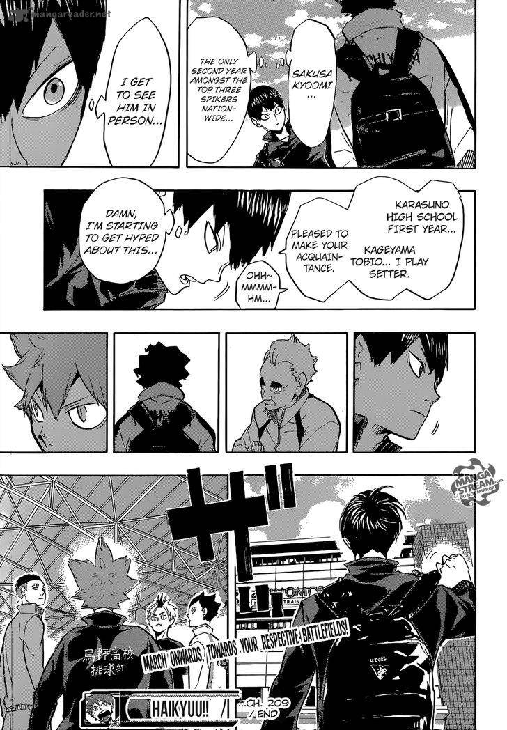 Haikyuu!! Chapter 209 - Page 19