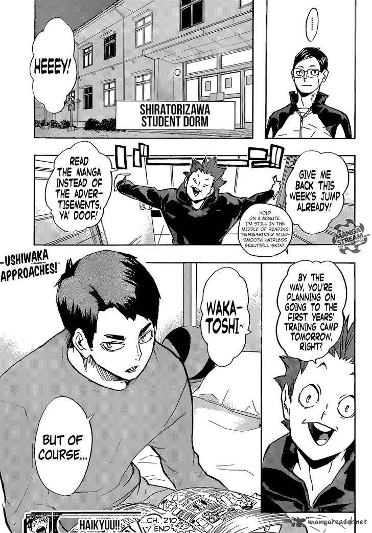 Haikyuu!! Chapter 210 - Page 20