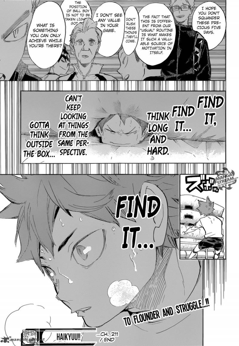 Haikyuu!! Chapter 211 - Page 20