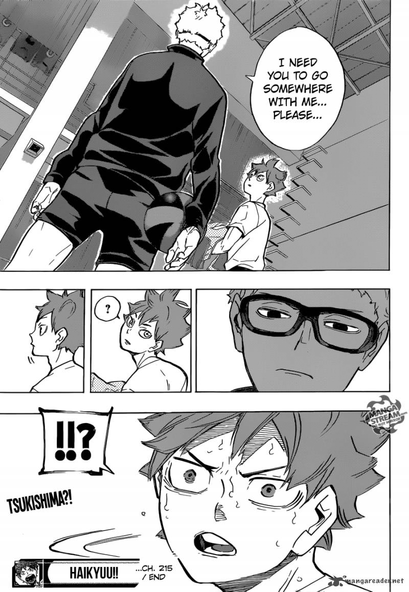 Haikyuu!! Chapter 215 - Page 19