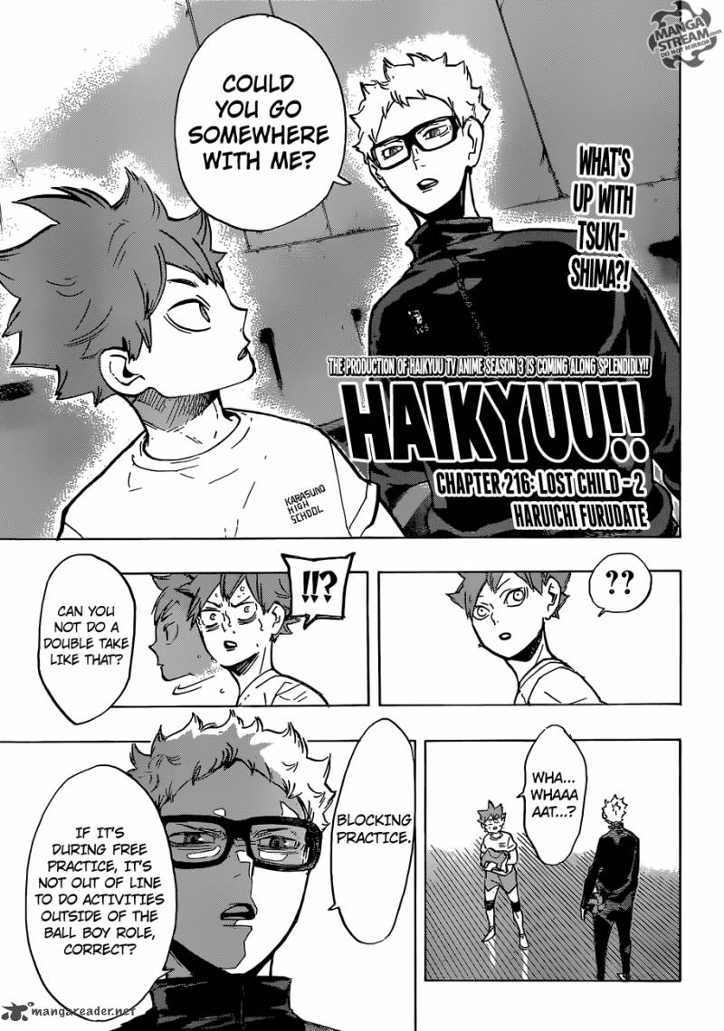 Haikyuu!! Chapter 216 - Page 1