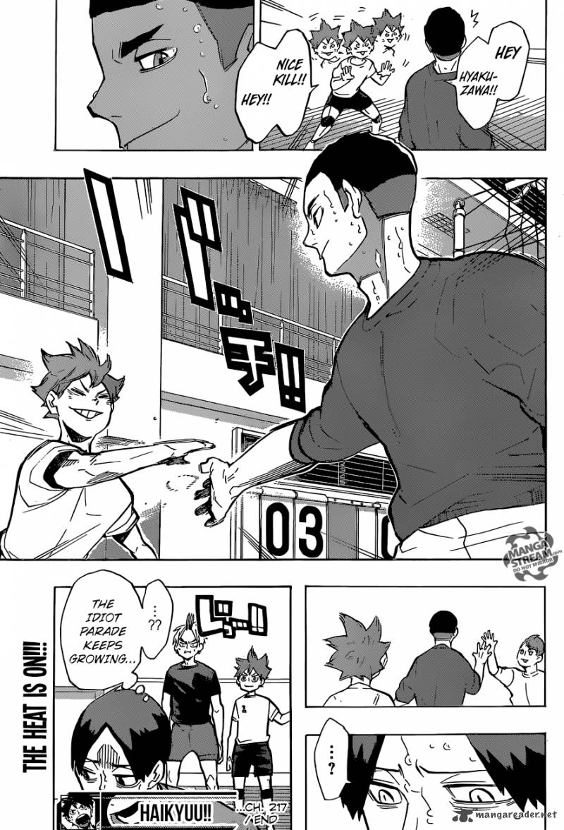 Haikyuu!! Chapter 217 - Page 20