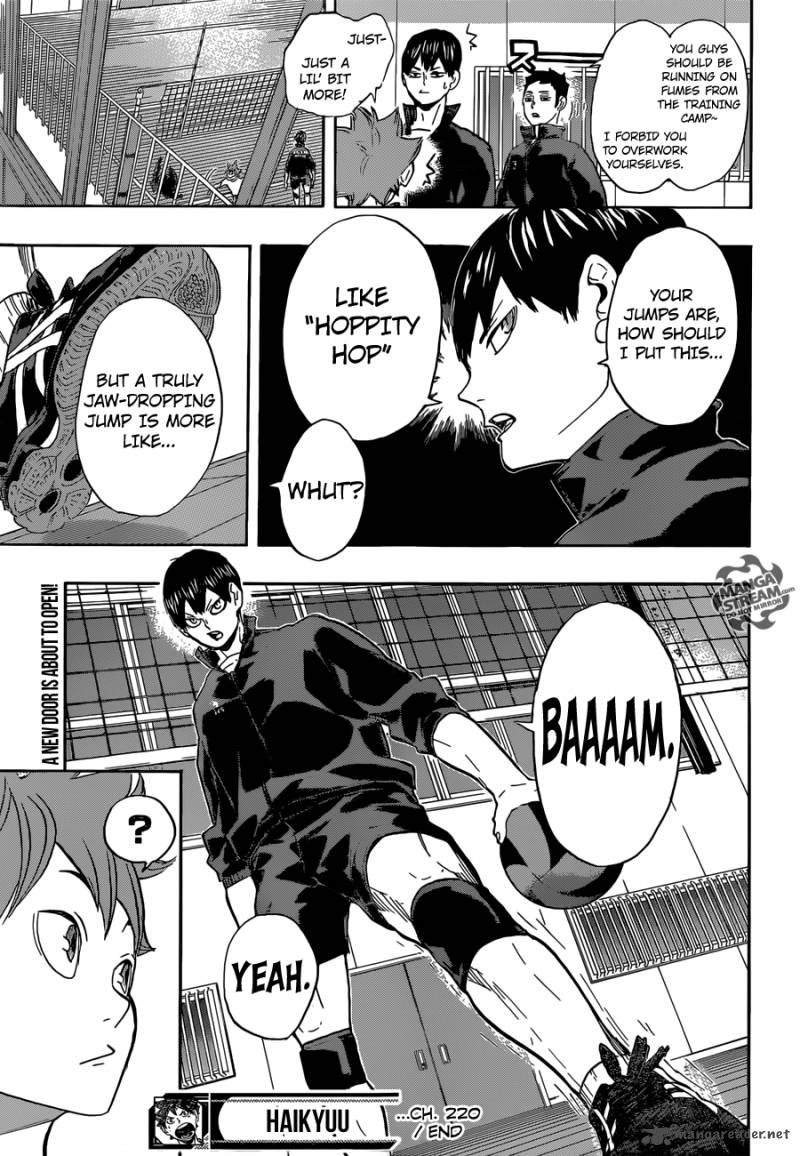 Haikyuu!! Chapter 220 - Page 19