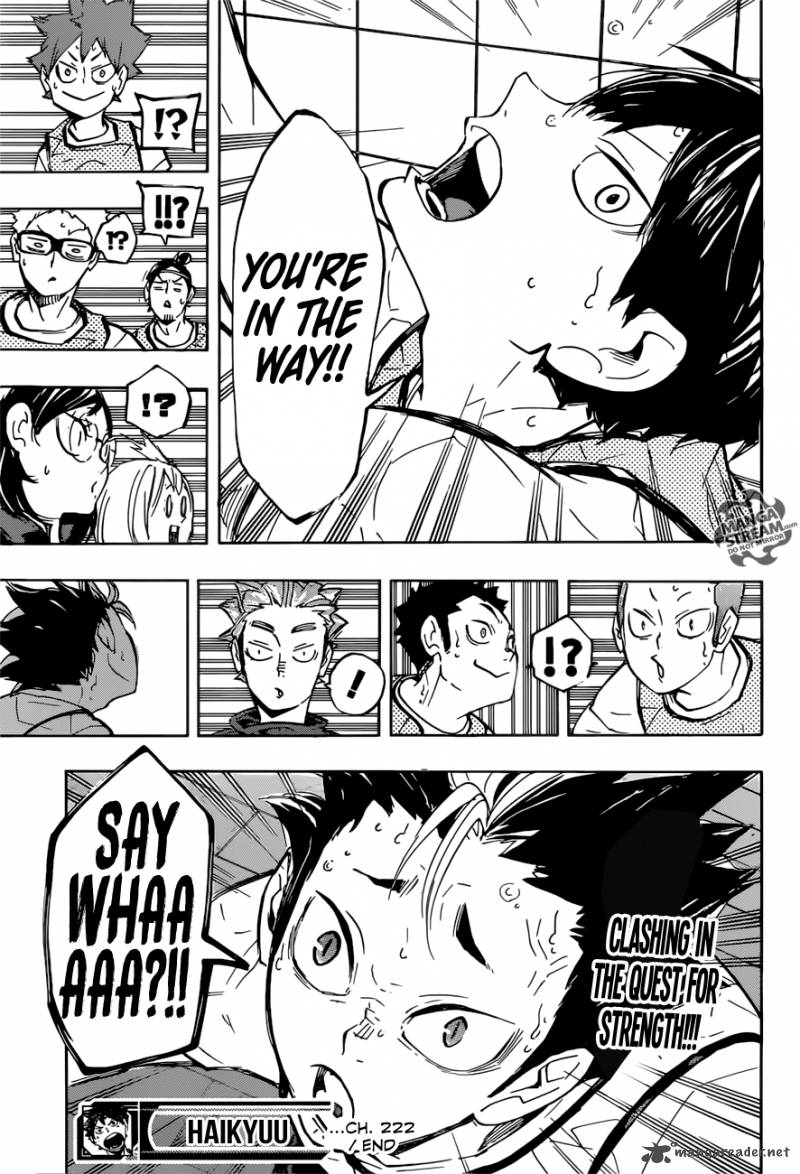 Haikyuu!! Chapter 222 - Page 20