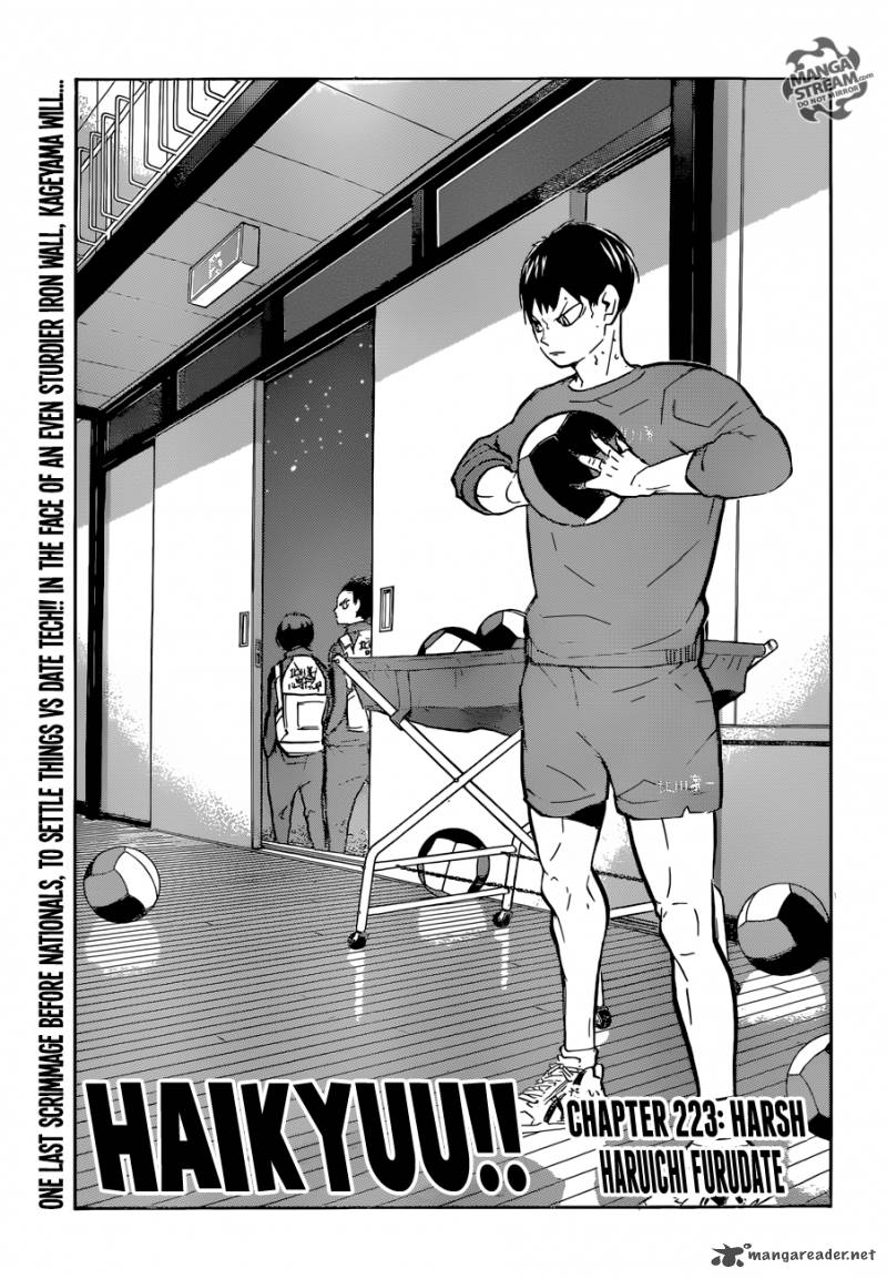 Haikyuu!! Chapter 223 - Page 1