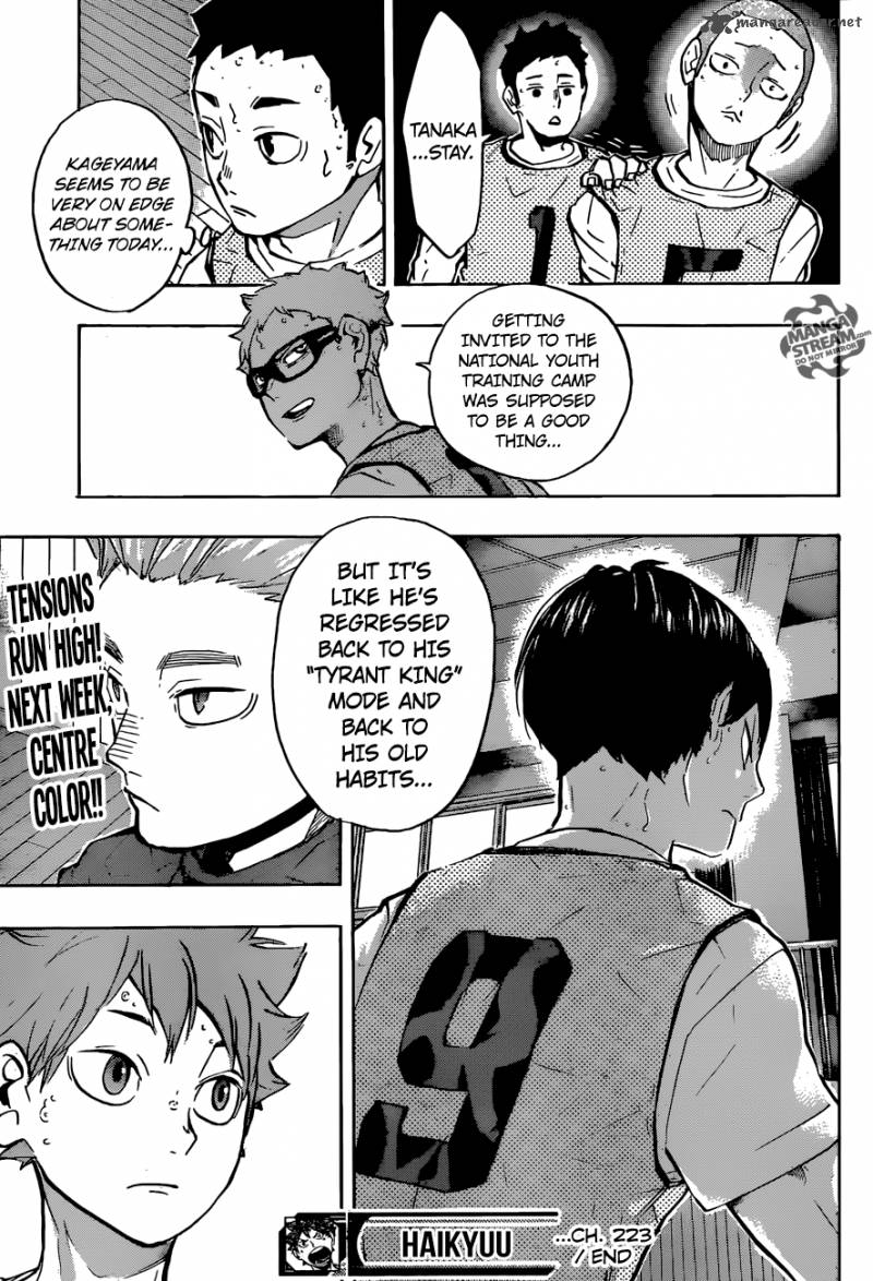 Haikyuu!! Chapter 223 - Page 20