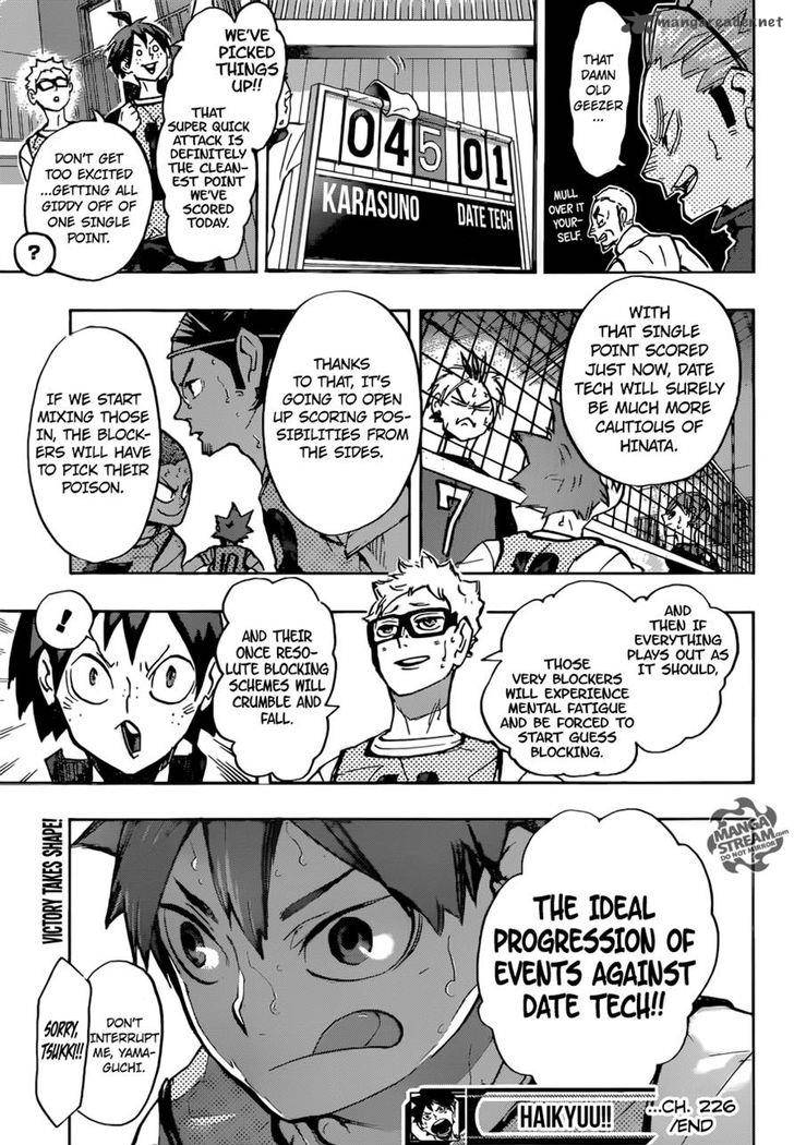 Haikyuu!! Chapter 226 - Page 19