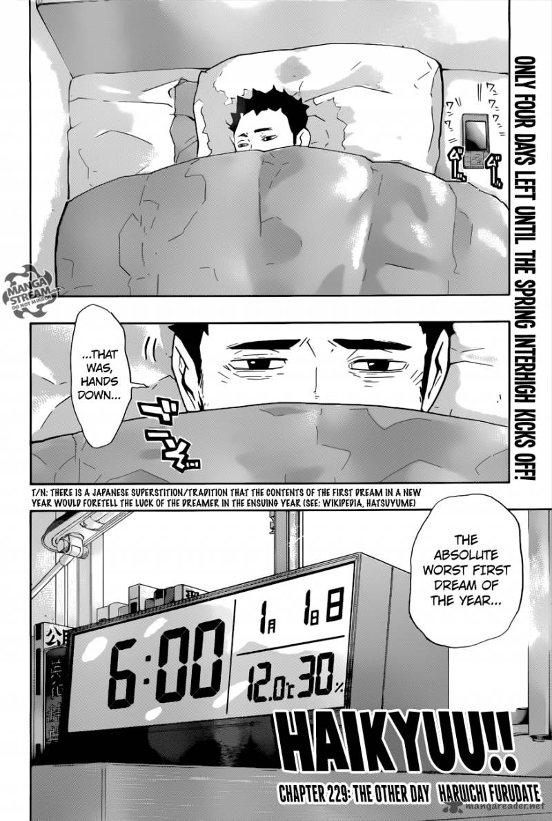 Haikyuu!! Chapter 229 - Page 4