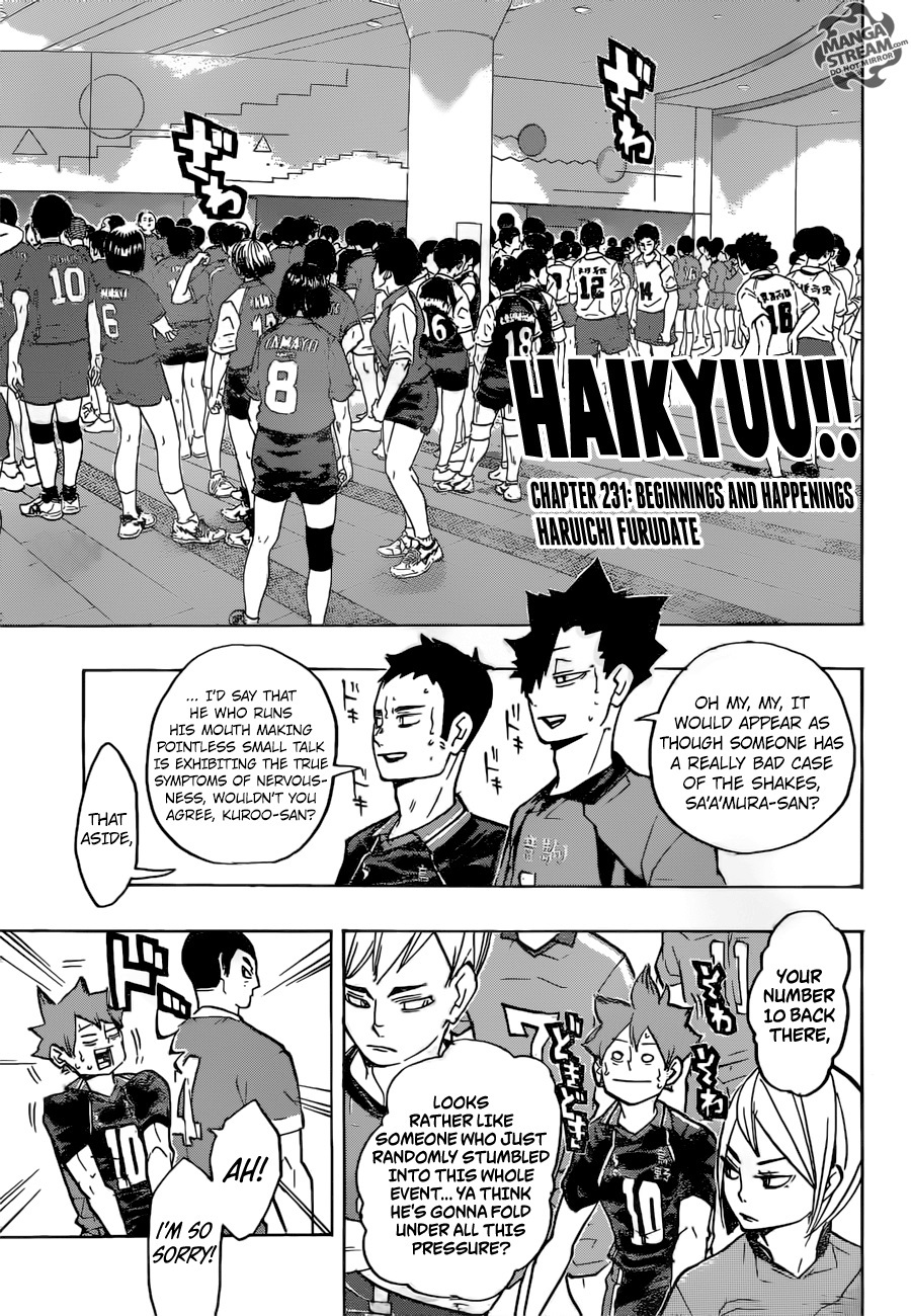 Haikyuu!! Chapter 231 - Page 1